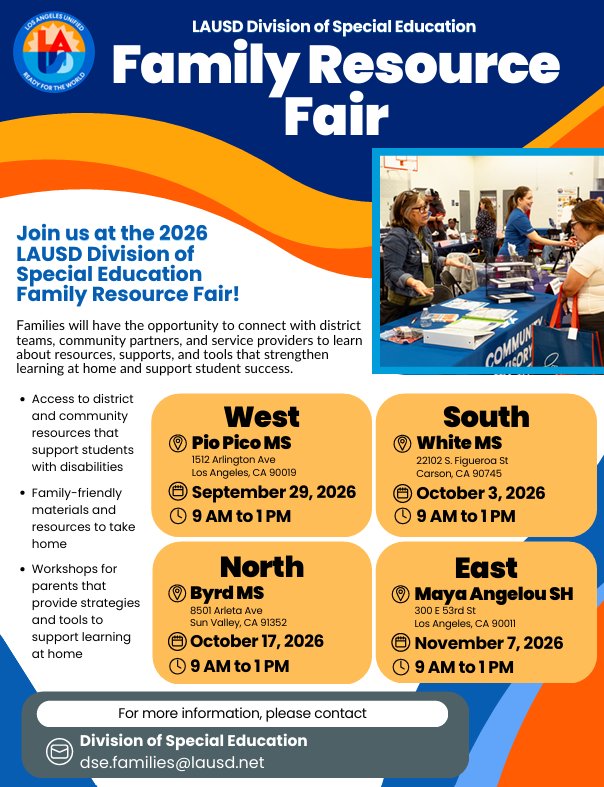 DSE - Family Resource Fair - 10.17.2026